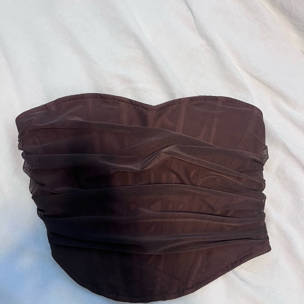 REVOLVE Lelis brown corset top